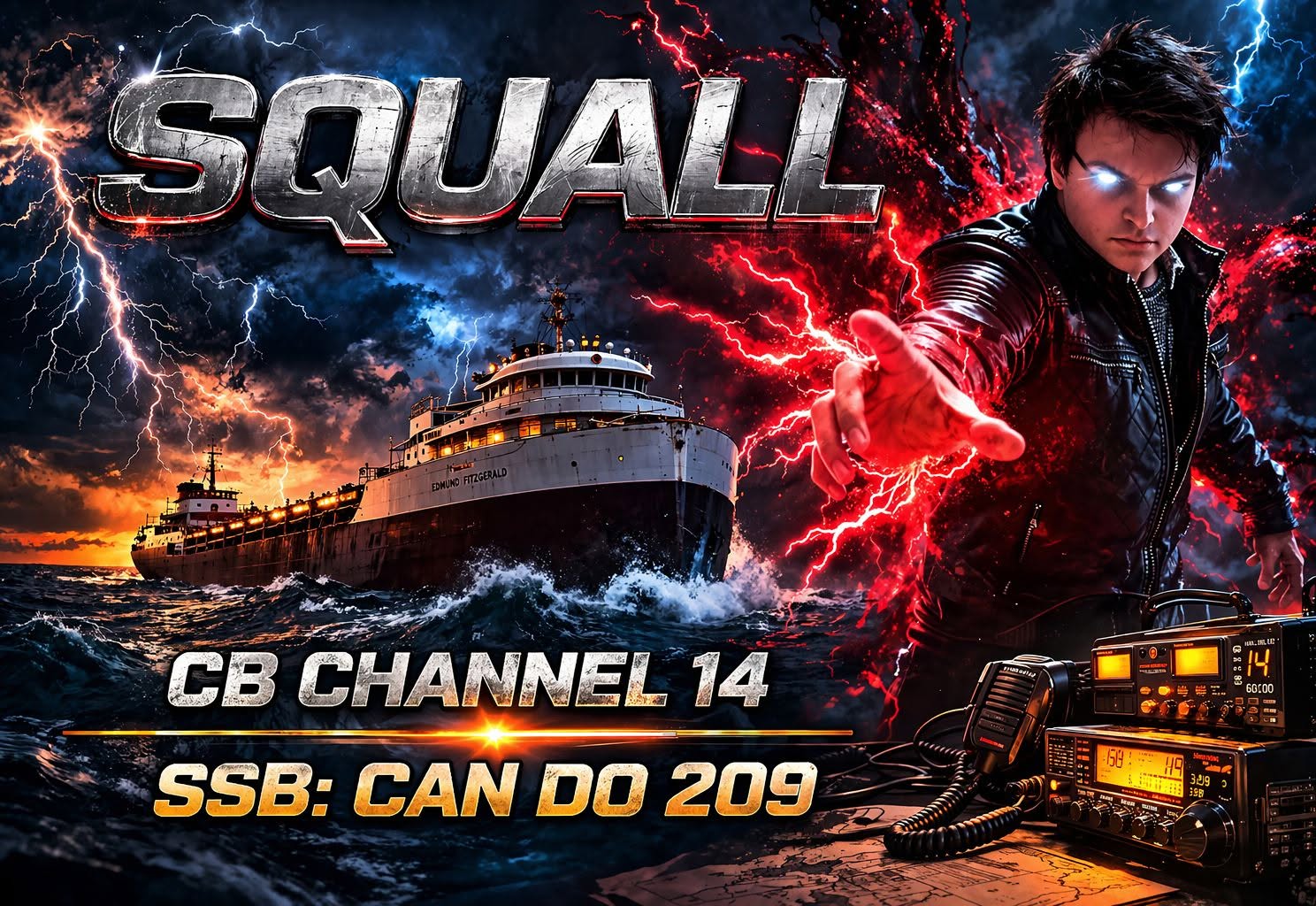 Squall Voss, CB Channel 14, SSB CAN DO 209